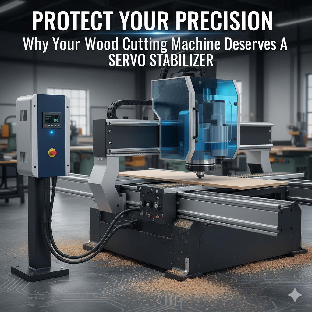 Wood Cutting Machine Deserves a Servo Stabilizer